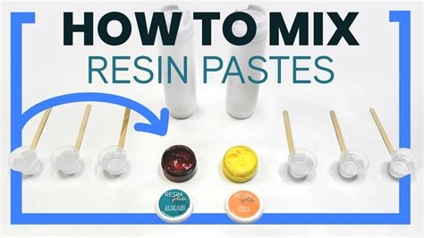 How To Mix Resin Pastes Resin Pigment Paste Pigment Paste For