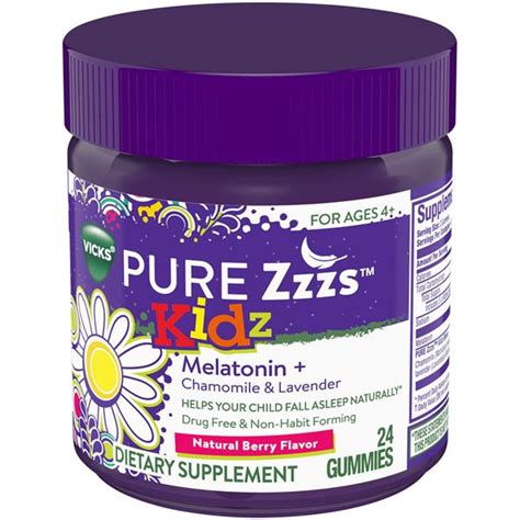 In one regard it is safe— unlike many other. Vicks PURE Zzzs Kidz Melatonin + Lavender & Chamomile ...