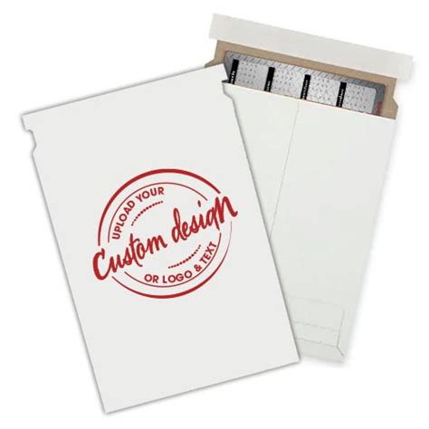 Custom Easy Open Rigid Mailers Self Seal Envelopes