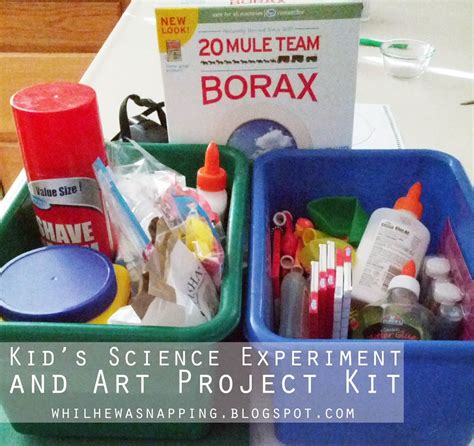 Kids Science Experiment Kit While He Was Napping