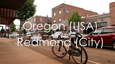 downtown redmond city in oregon usa youtube