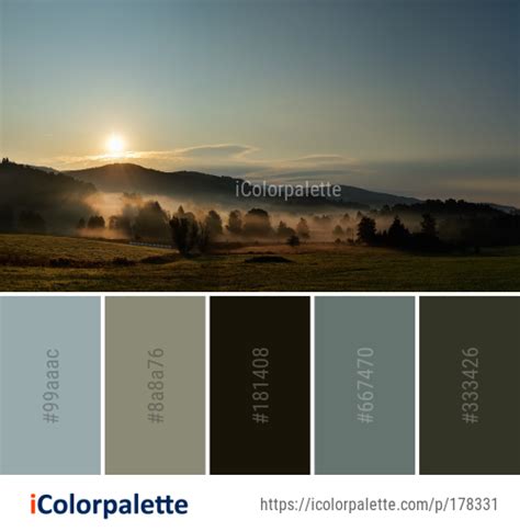 Color Palette Ideas From Sky Dawn Morning Image Icolorpalette