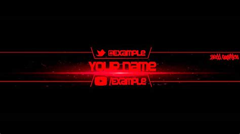 Free Yt Banner Template 1 Youtube