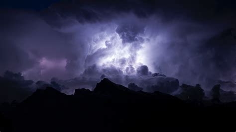 Download Dark Clouds Night Lightning Storm Wallpaper 1920x1080