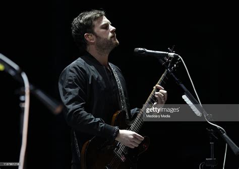 Caleb Followill Lead Singer Of Kings Of Leon Performs During A Show