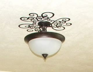 So, i came up with a simple and easy diy ceiling medallion solution. 7 Cool And Easy DIY Ceiling Medallions - Shelterness