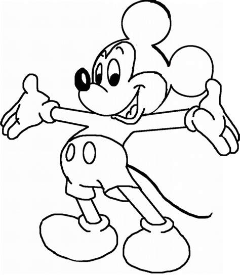 Cartoon Mickey Mouse Drawing At Getdrawings Free Download Gambaran
