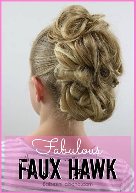 How to Create a Fabulous Faux Hawk | BabesInHairland.com | Short hair