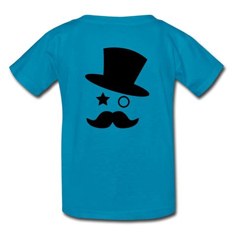 Top Hat And Monocle With Mustache T Shirt 9218 Kitilan