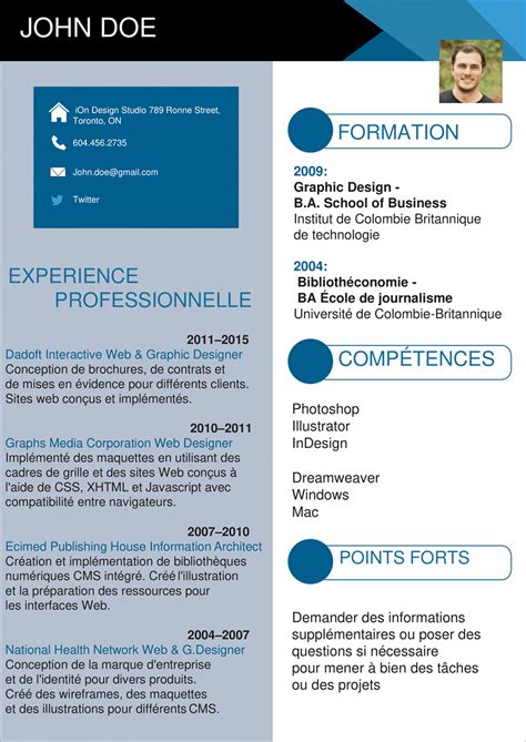 CV Word  top 20 des modèles .docx à télécharger et modifier