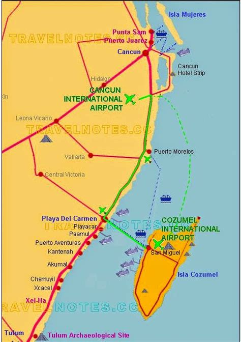 Cozumel Airport Map