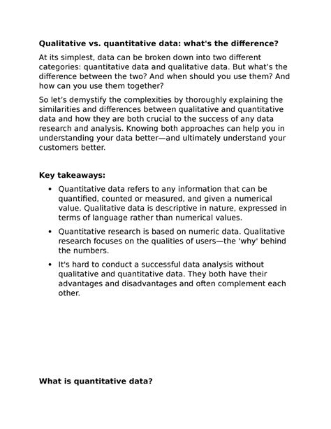 Difference Between Qualitative And Qunatitative Research Qualitative