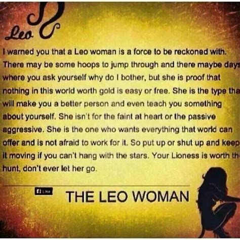 Lioness Leo Zodiac Facts Leo Quotes Leo Traits