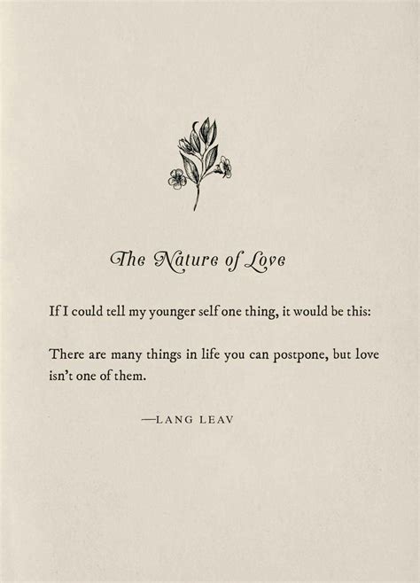 the nature of love lang leav quotes lang leav poems quotes