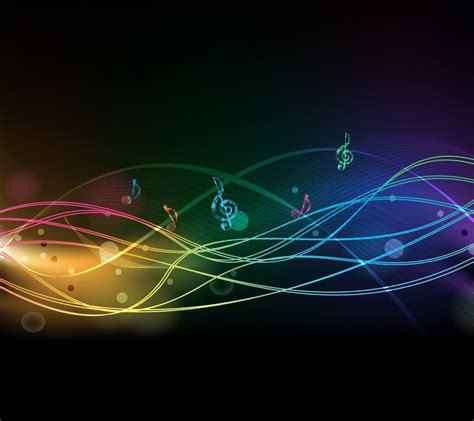 Colorful Music Notes Wallpaper - WallpaperSafari