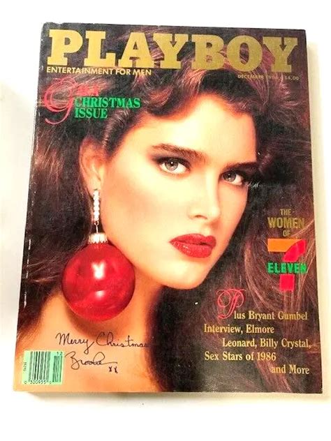 PLAYBOY MAGAZINE DECEMBER 1986 Christmas Brooke Shields 5 00 PicClick