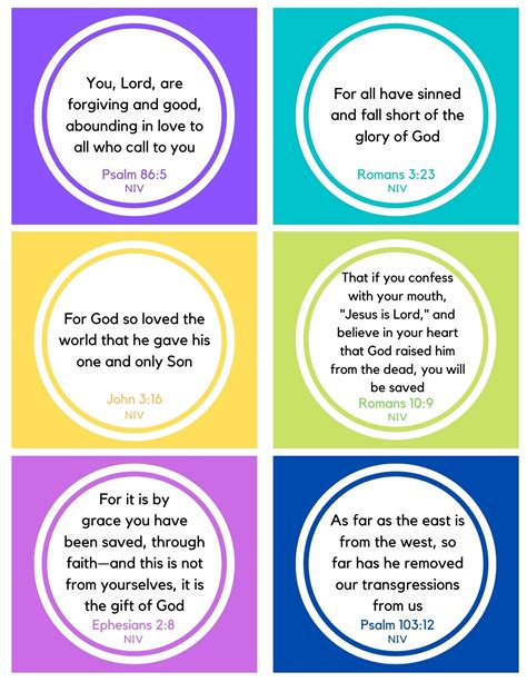 Short Bible Verses For Kids To Memorize