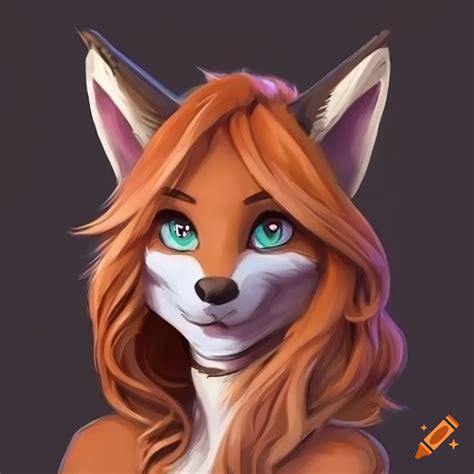 Anthro Fox Woman Furry