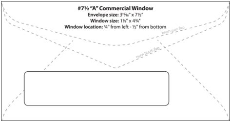 Simply start with the first paragraph of your letter. Envelope Templates - Commercial Window Envelope Template ...