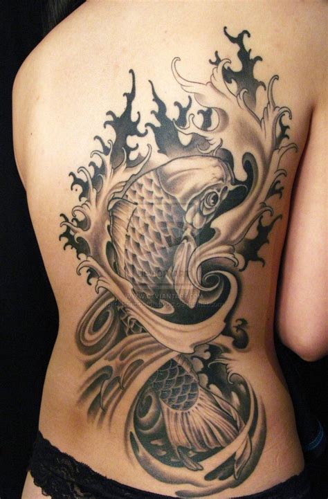 tatuajes de pez koi diseños y significado parte Koi tattoo Koi tattoo design Tattoos