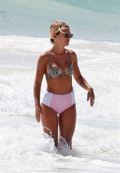 Jess Woodley In Bikini On The Beach In Tulum Mexico 09 27 2017 CelebMafia