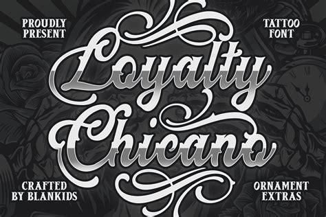 Loyalty Chicano Font By Blankids Studio · Creative Fabrica