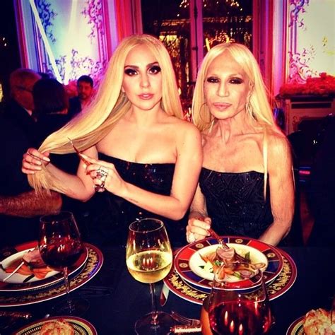 2014 The Year Of The Insta Fashion Friends Lady Gaga Donatella Lady