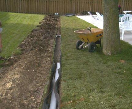 Surface Drainage Correction, Drain Tile, Rain Gardens
