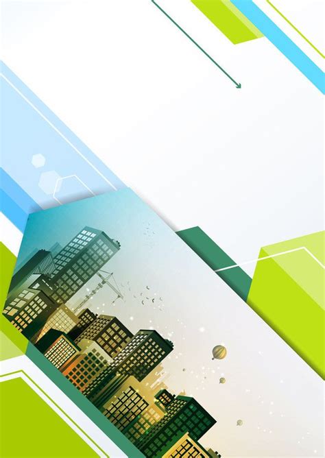 Journal of urban business building cover vector background | Powerpoint