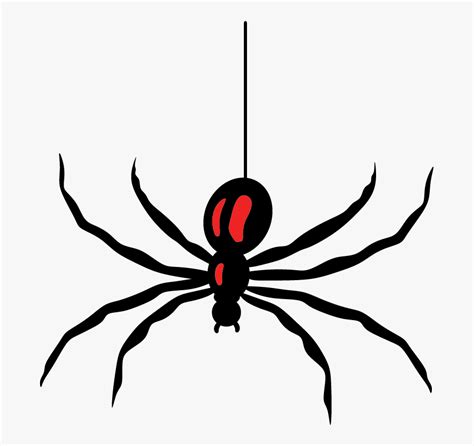 Spider Black Widow Free Transparent Clipart Clipartkey