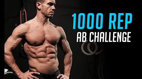 1000 Rep Challenge For Shredded Abs Youtube