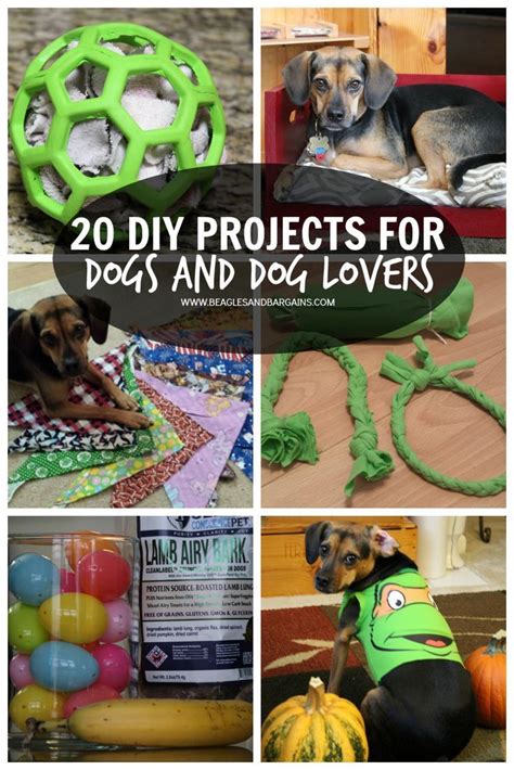20 Diy Projects For Dogs And Dog Lovers Dogs Diy Projects Dog Lovers