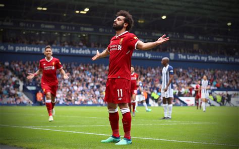 تحميل خلفيات 4k محمد صلاح المباراة الهدف ليفربول نجوم كرة القدم