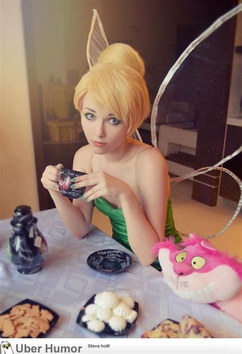Tinkerbell Cosplay Funny Pictures Quotes Pics Photos