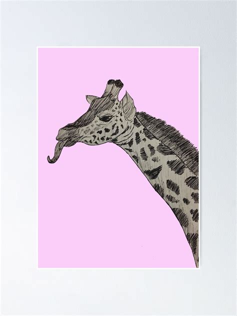 Giraffe Poster By Mtndew3301 Redbubble