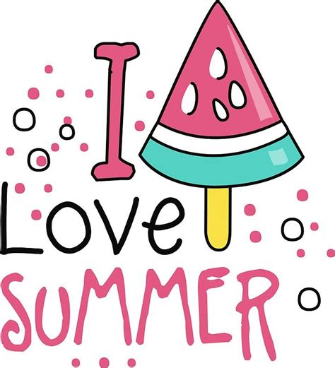 I Love Summer My Love Summer Sticker Summer
