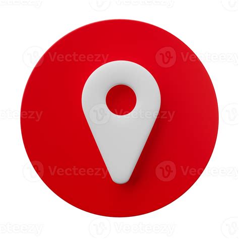 3d Rendering 3d Illustration Location Map Pin Gps Pointer Markers