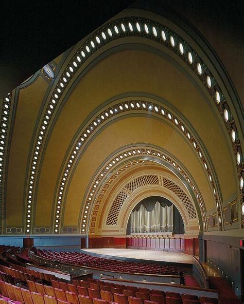 Hill Auditorium Ann Arbor Michigan Interior Stage Library Of