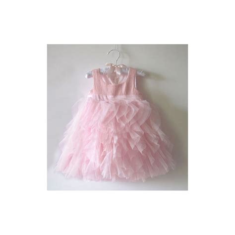 Vestiti per bambine di 8 anni. Abito rosa da damigella per bambine - PartyLook