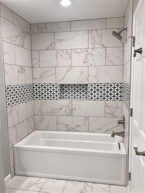 Master Bath Tub Shower Combo Full Bathroom Remodel Bathroom Redesign Tub Shower Combo Remodel