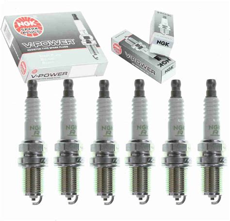 6 Pc Ngk V Power Spark Plugs Compatible With Nissan Xterra