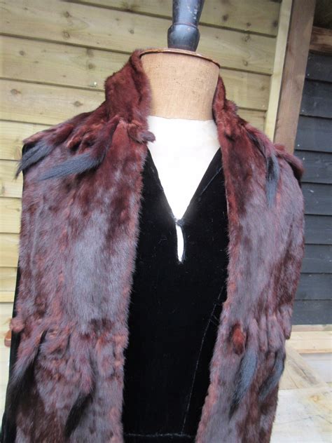 vintage ermine fur stole long ermine fur scarf art deco etsy