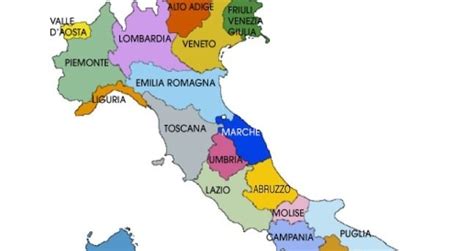Mappa Politica Dell Italia Con I Nomi Illustrazione Vettoriale My XXX Hot Girl