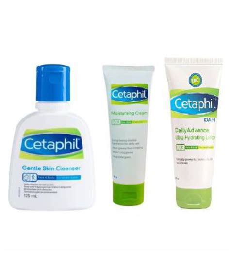 Cetaphil Gentle Skin Cleanser 125mlmoisturising Cream 80gmdam Daily