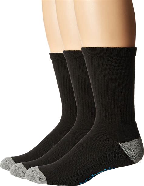 Columbia Cotton Crew Athletic Socks 3 Pack In Black For Men Lyst