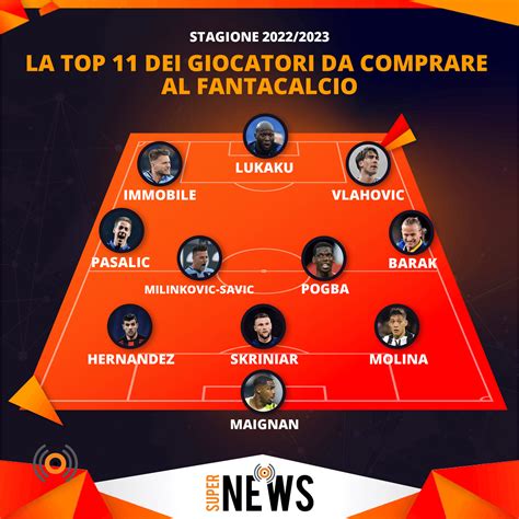 Fantacalcio 2022 2023 La Top 11 Dei Giocatori Più Importanti Da