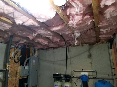 When the spec is available. Image result for basement ceiling insulation | Basement ...