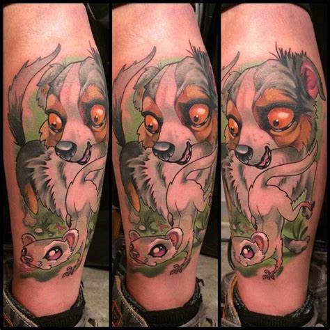 Futbolista profesional del @realmadrid y de la selección uruguaya @aufoficial. My dog and ferret by Leo Valverde #tattoo | Tatoeages