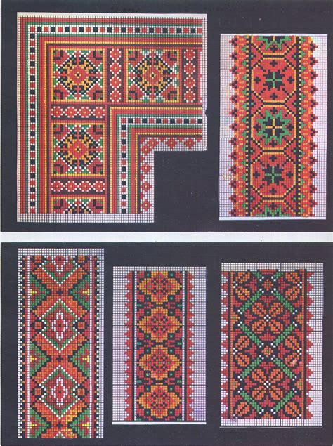 Вишивка, vyshyvka) occupies an important place among the various branches of ukrainian decorative arts. ukrainian folk embroidery: Hutsul cross stitch band designs, Kolotylo