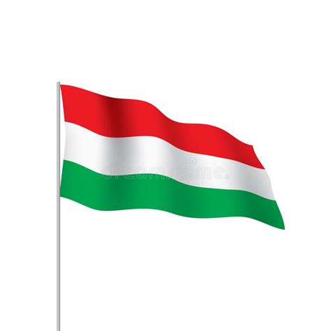 Hungary Flag Vector Illustration Stock Vector Illustration Of